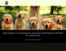 Tablet Screenshot of cincinnaticanine.com